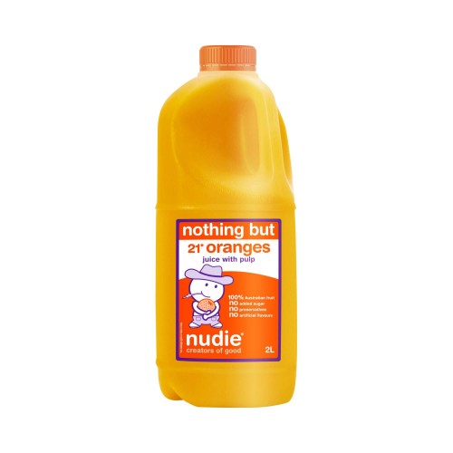 fresh orange juice with pulp